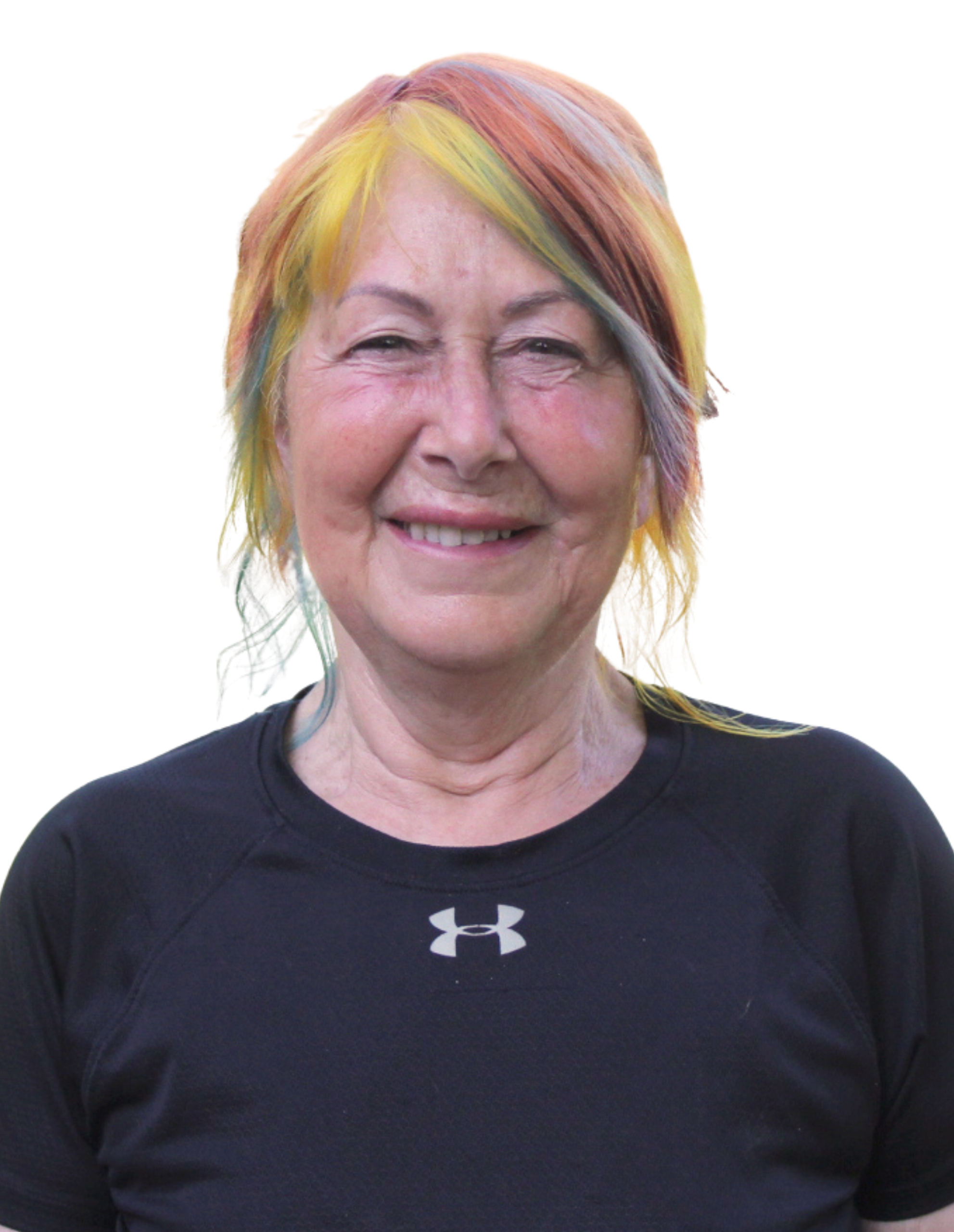 Mary-Ann smiling.